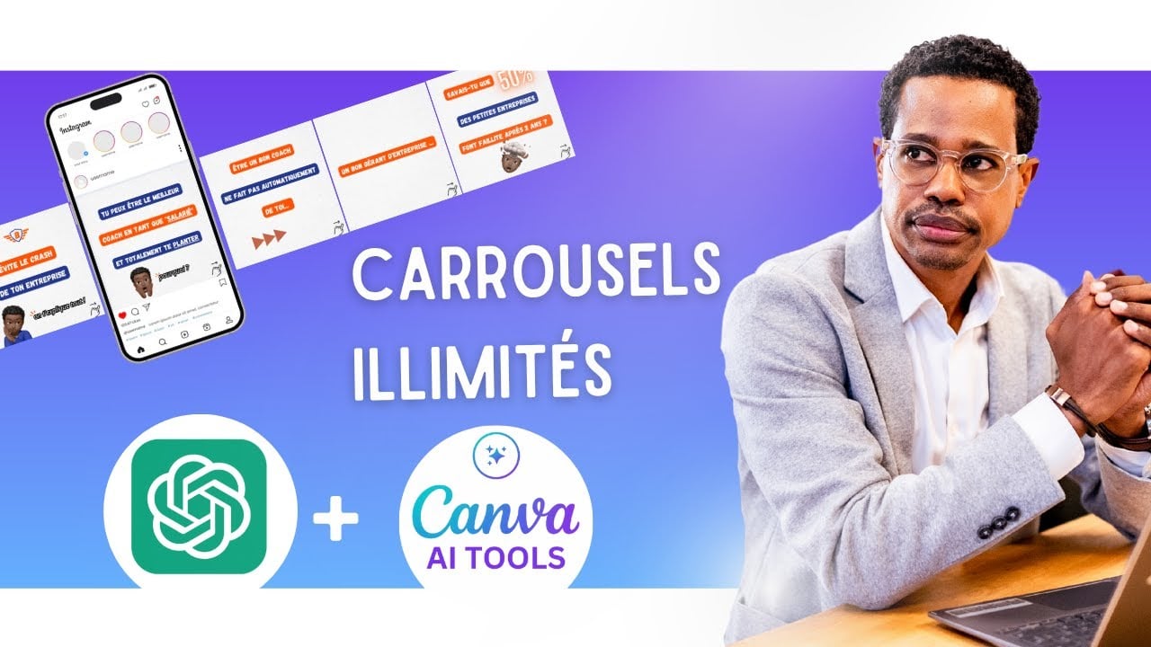 ChatGPT + Canva IA = carrousel prêt à publier en 5 minutes chrono
