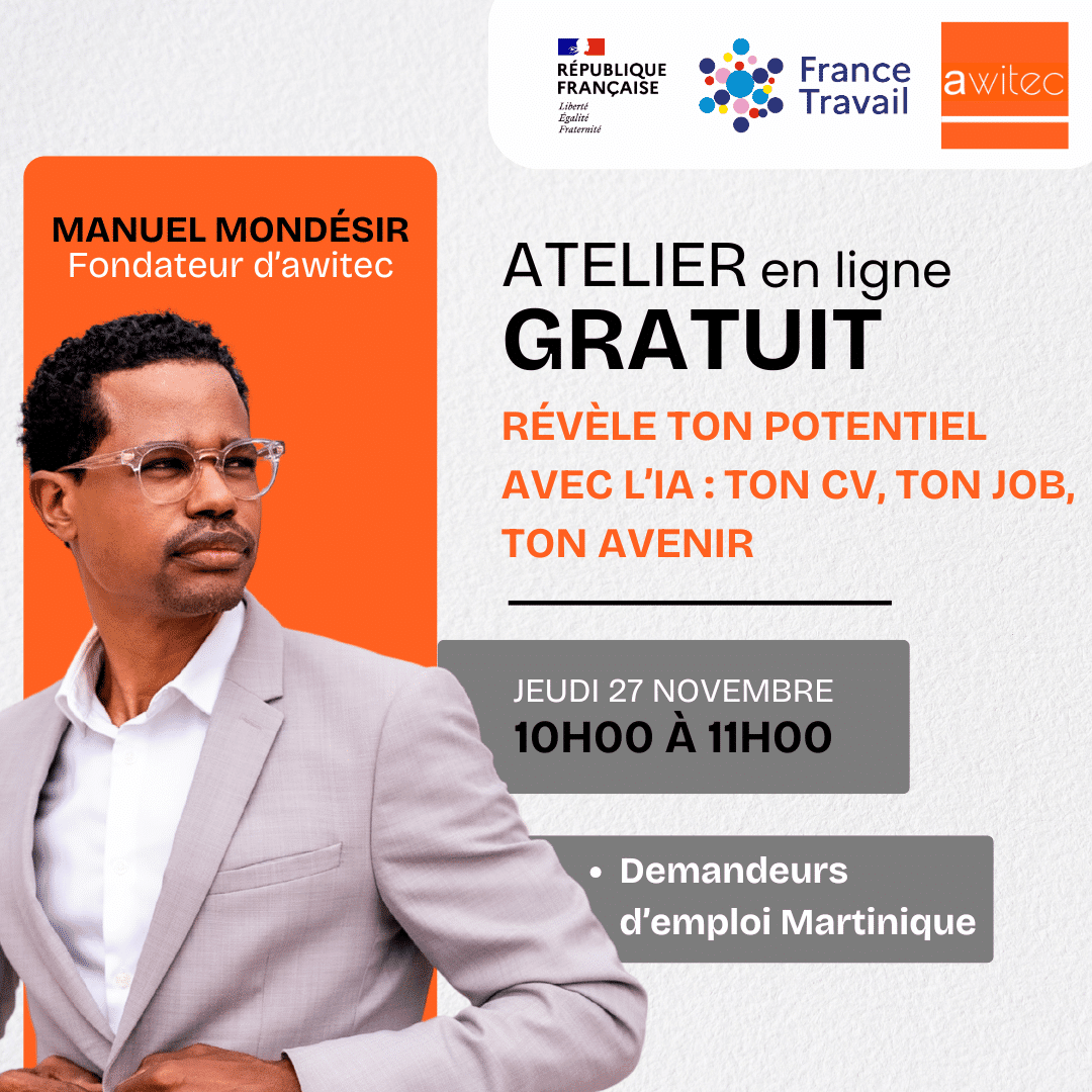 Atelier-gratuit-france-travail-ia-antilles