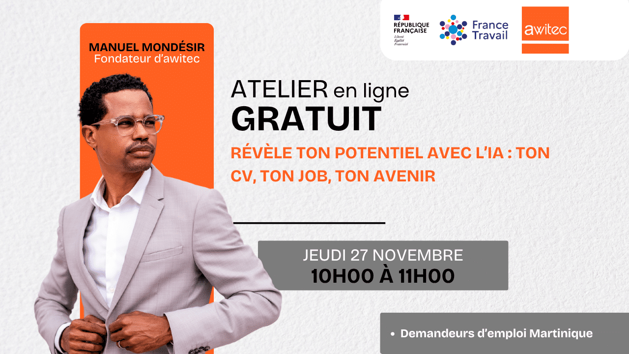Atelier-gratuit-france-travail-ia-antilles